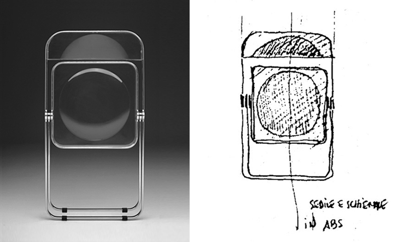 Anonima Castelli アノニマカステッリ Plia プリア チェア フォールディングチェア 折りたたみ式 デザイン：ジャンカルロ・ピレッティ