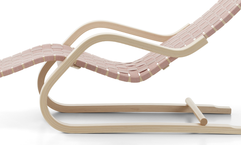 Artek アルテック 43 Lounge Chair 43 ラウンジチェア バーチ ナチュラル ウェビングテープ:6色 デザイン:アルヴァ・アアルト Artek アルテック 43 Lounge Chair 43 ラウンジチェア バーチ ナチュラル ウェビングテープ:6色 デザイン:アルヴァ・アアルト