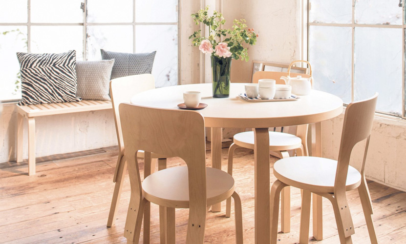 Artek アルテック TABLE 90C テーブル 90C サイズ：Φ60cm （厚み 4cm