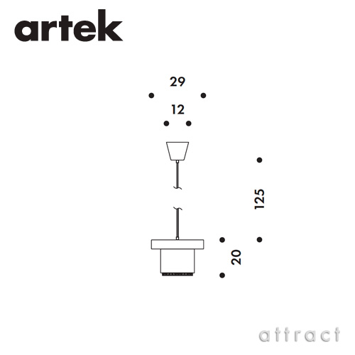 Artek アルテック A201 PENDANT LAMP ペンダントランプ カラー：ホワイト デザイン：アルヴァ・アアルト