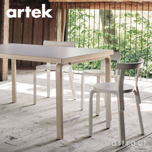 Artek アルテック CHAIR 68 チェア 68 バーチ材 座面 （バーチ） 脚部 （クリアラッカー仕上げ） デザイン：アルヴァ・アアルト