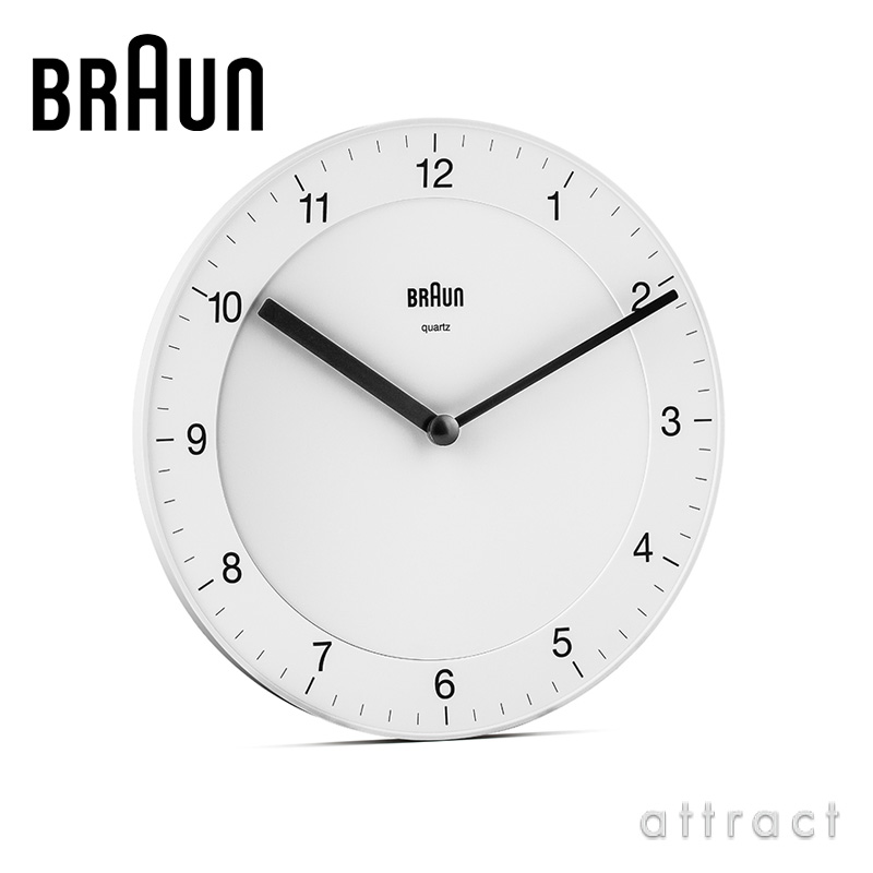 BRAUN ブラウン Wall Clock ウォールクロック 壁掛け時計 BC06 カラー：5色 デザイン：デートリッヒ・ルブス