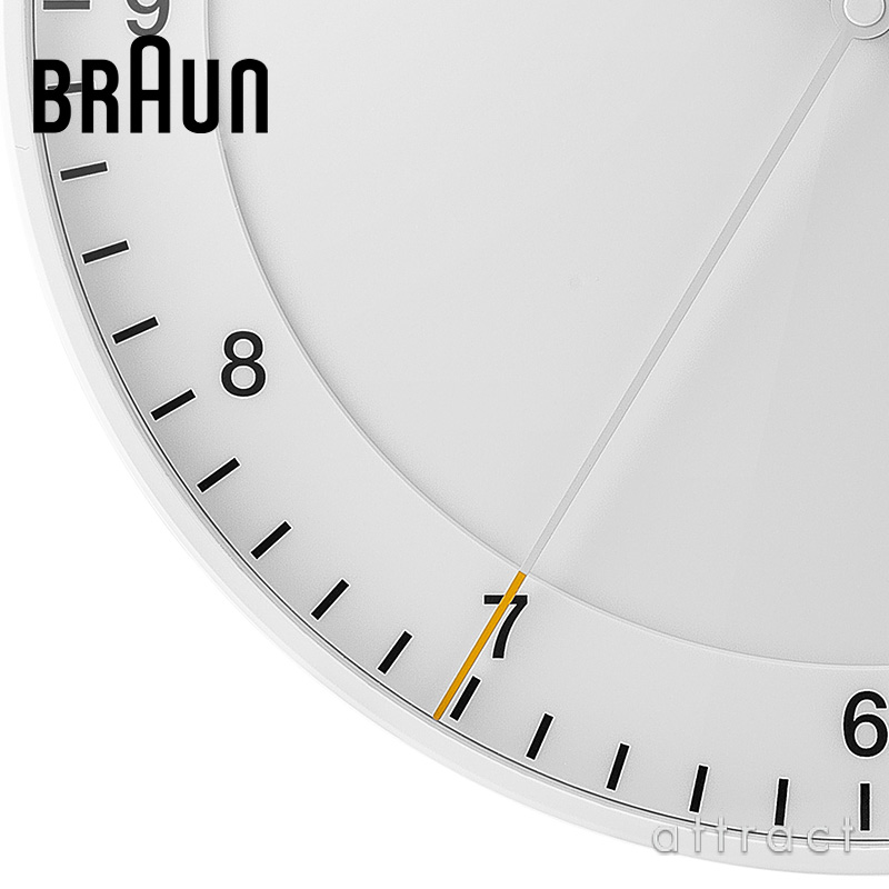 BRAUN ブラウン Wall Clock ウォールクロック BC17 カラー：2色 デザイン：デートリッヒ・ルブス