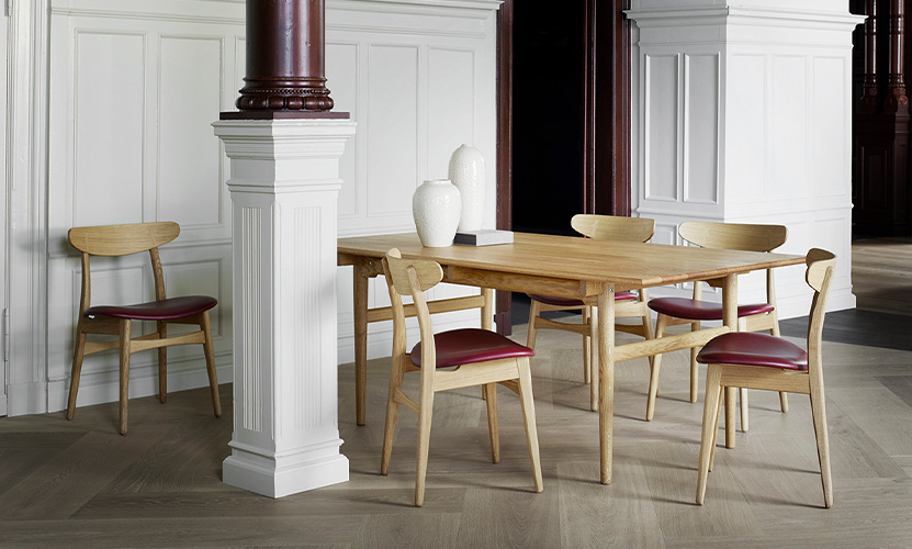 Carl Hansen & Son カールハンセン&サン CH30 アームレスチェア オーク (オイルフィニッシュ) 座:レザー(Thor ) デザイン:ハンス・J・ウェグナー Carl Hansen & Son カールハンセン&サン CH30 アームレスチェア オーク (オイルフィニッシュ) 座:レザー(Thor ) デザイン:ハンス・J・ウェグナー