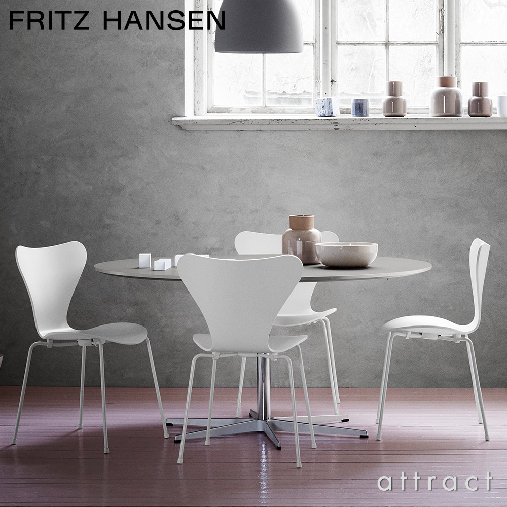 FRITZ HANSEN フリッツ・ハンセン SERIES セブンチェア 3107 チェア ラッカー カラー：16色 ベースカラー：7色  デザイン：アルネ・ヤコブセン attract official site