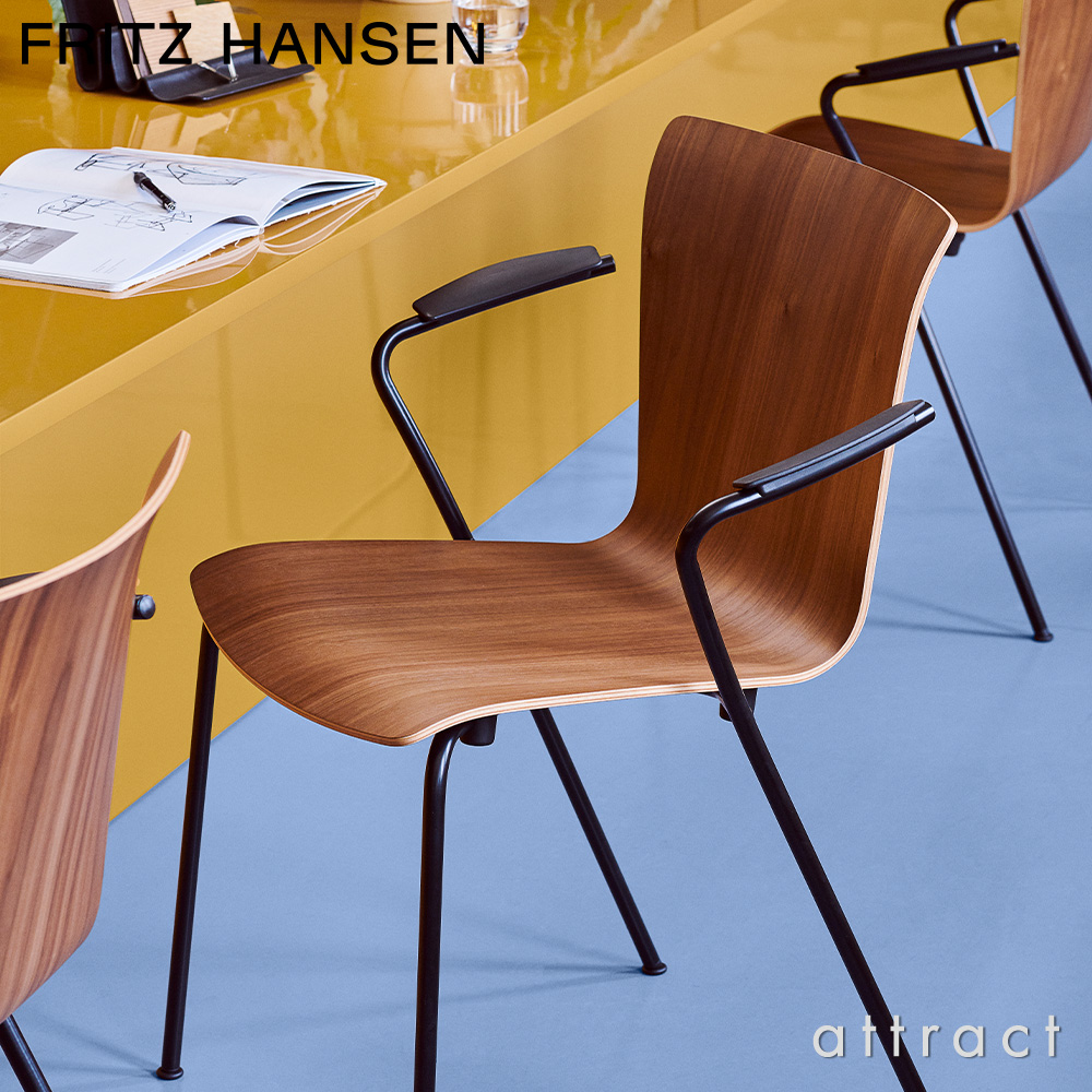FRITZ HANSEN フリッツ・ハンセン VICO DUO ヴィコデュオ VM111 アームチェア カラー：3色 ベースカラー：2色  デザイン：ヴィコ・マジストレッティ - attract official site