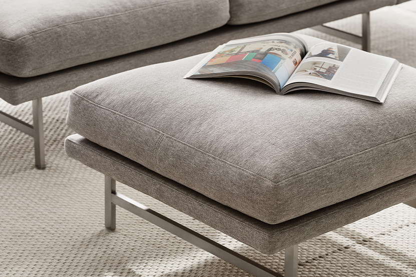 FRITZ HANSEN フリッツ・ハンセン LISSONI SOFA リッソーニ ソファ PL110S プフ フットスツール W75cm FRITZ HANSEN フリッツ・ハンセン LISSONI SOFA リッソーニ ソファ PL110S プフ フットスツール W75cm