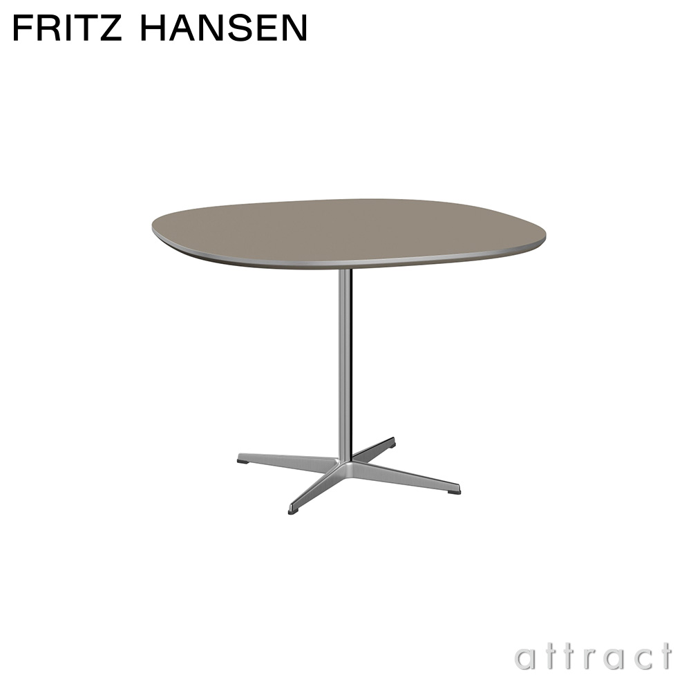 Fritz Hansen(フリッツハンセン)スーパー円テーブルA603 ブラウン