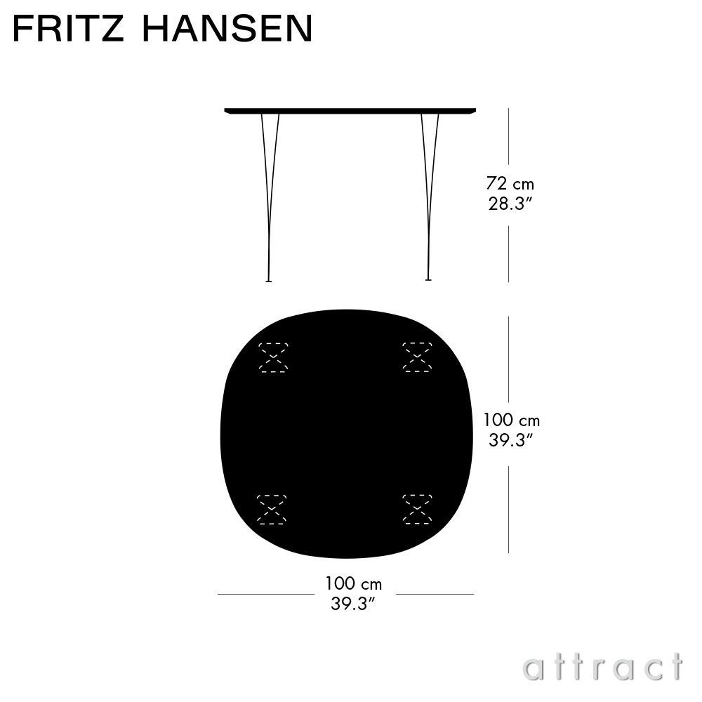 FRITZ HANSEN フリッツ・ハンセン SUPERCIRCULAR スーパー円テーブル