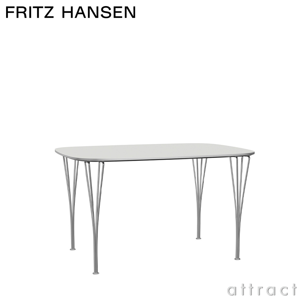 FH125 125×90cm ホワイトラミネート×クローム