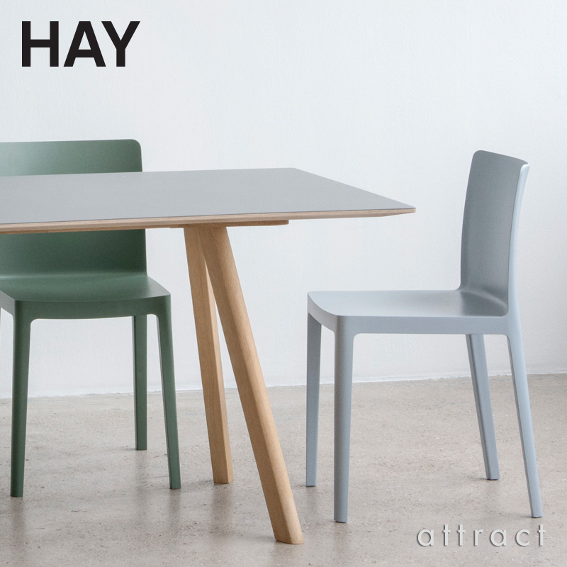 HAY ヘイ Copenhague コペンハーグ CPH 30 ダイニングテーブル W160×80cm カラー：グレーリノリウム ベース
