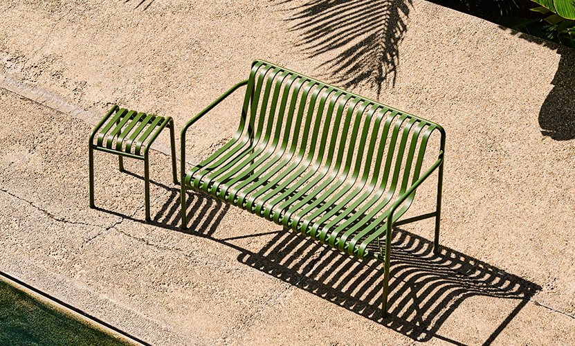 HAY ヘイ Palissade パリサード Dining Bench Armrest ダイニング ベンチ アームレスト カラー:4色 デザイン:ロナン&エルワン・ブルレック HAY ヘイ Palissade パリサード Dining Bench Armrest ダイニング ベンチ アームレスト カラー:4色 デザイン:ロナン&エルワン・ブルレック