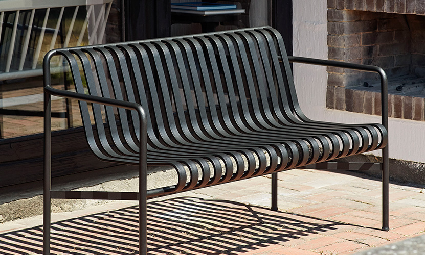HAY ヘイ Palissade パリサード Dining Bench Armrest ダイニング ベンチ アームレスト カラー:4色 デザイン:ロナン&エルワン・ブルレック HAY ヘイ Palissade パリサード Dining Bench Armrest ダイニング ベンチ アームレスト カラー:4色 デザイン:ロナン&エルワン・ブルレック