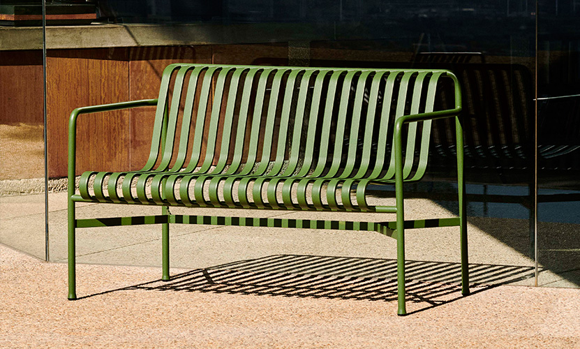 HAY ヘイ Palissade パリサード Dining Bench Armrest ダイニング ベンチ アームレスト カラー:4色 デザイン:ロナン&エルワン・ブルレック HAY ヘイ Palissade パリサード Dining Bench Armrest ダイニング ベンチ アームレスト カラー:4色 デザイン:ロナン&エルワン・ブルレック