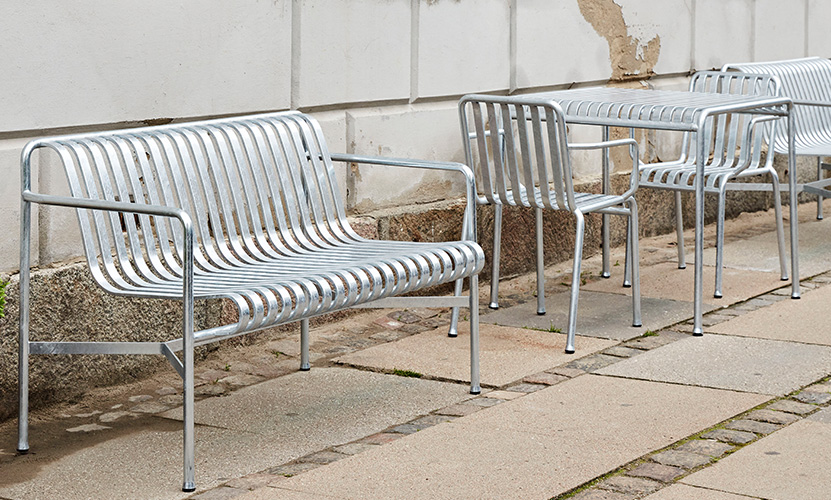 HAY ヘイ Palissade パリサード Dining Bench Armrest ダイニング ベンチ アームレスト カラー:4色 デザイン:ロナン&エルワン・ブルレック HAY ヘイ Palissade パリサード Dining Bench Armrest ダイニング ベンチ アームレスト カラー:4色 デザイン:ロナン&エルワン・ブルレック