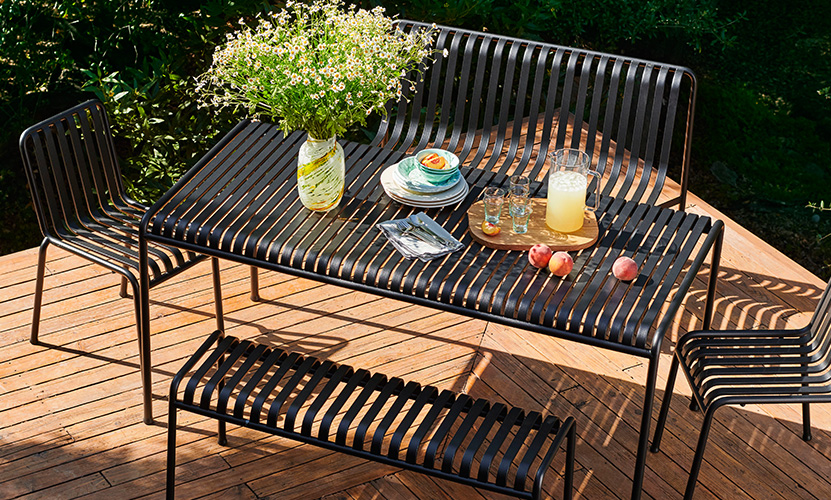 HAY ヘイ Palissade パリサード Dining Bench ダイニング ベンチ カラー:4色 デザイン:ロナン&エルワン・ブルレック HAY ヘイ Palissade パリサード Dining Bench ダイニング ベンチ カラー:4色 デザイン:ロナン&エルワン・ブルレック
