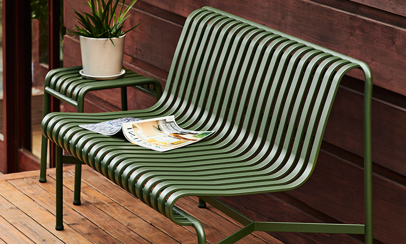 HAY ヘイ Palissade パリサード Dining Bench ダイニング ベンチ カラー:4色 デザイン:ロナン&エルワン・ブルレック HAY ヘイ Palissade パリサード Dining Bench ダイニング ベンチ カラー:4色 デザイン:ロナン&エルワン・ブルレック