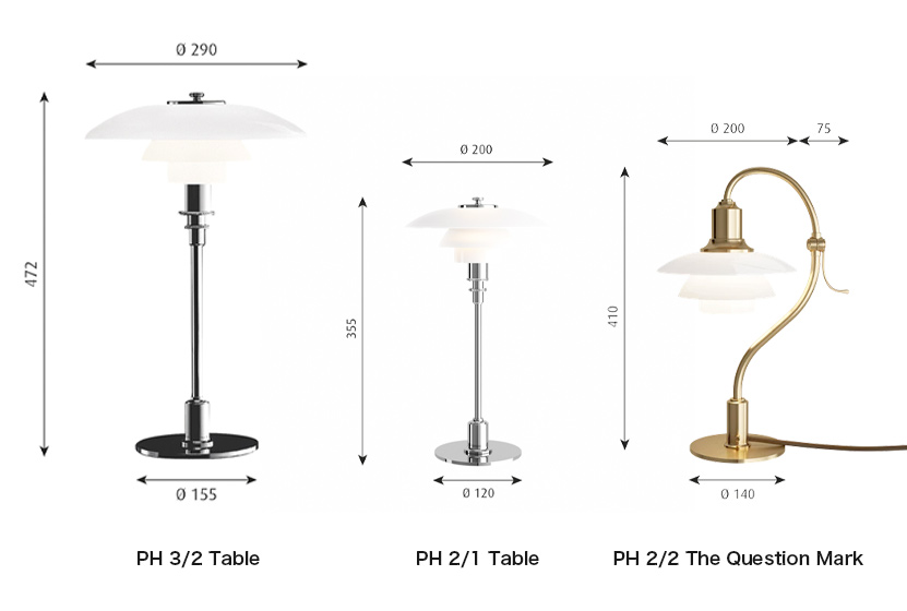 PH 2/2 The Question Mark クエスチョンマーク テーブルランプ