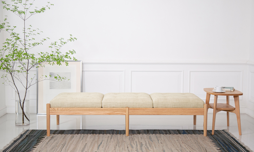 maruni マルニ家具◾️木製フレーム 座面カバーリング式 長椅子/ ベンチその他の家具出品中am