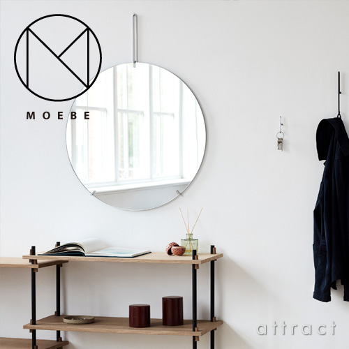 MOEBE ムーベ WALL MIRROR ウォールミラー 壁掛け鏡 Φ70cm カラー：3色 