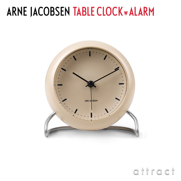 Arne Jacobsen アルネ・ヤコブセン TABLE CLOCK テーブルクロック CITY 