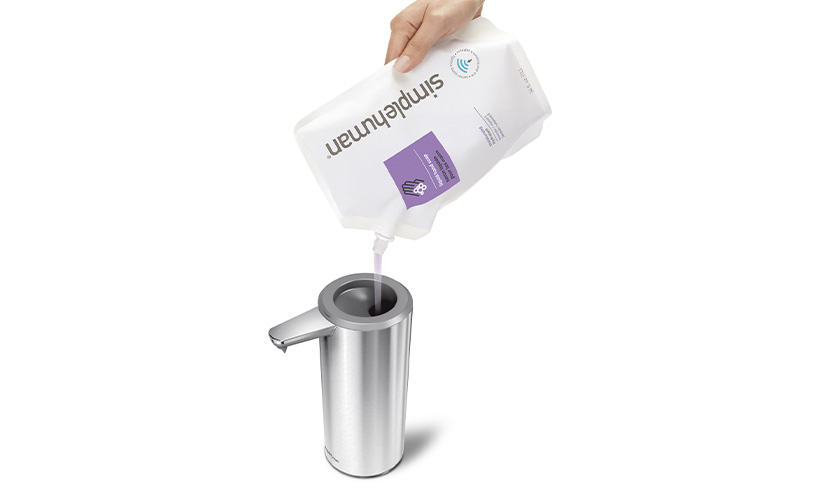 simplehuman シンプルヒューマン 充電式センサーポンプ ソープディスペンサー 容量:266ml simplehuman シンプルヒューマン 充電式センサーポンプ ソープディスペンサー 容量:266ml