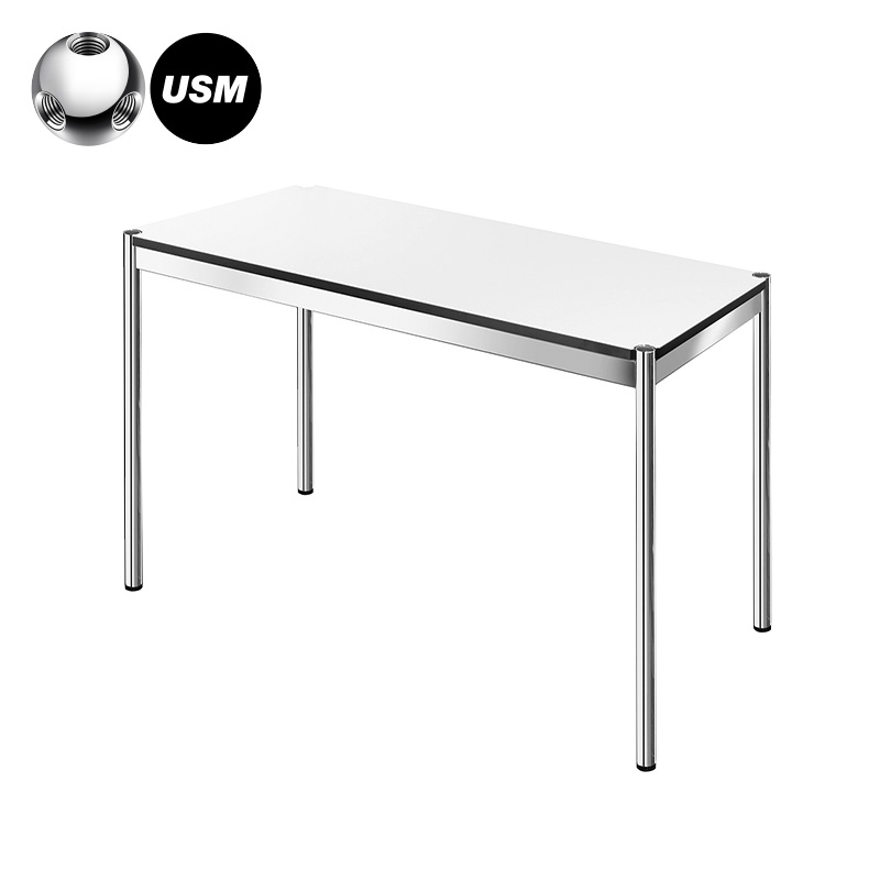 USM Modular Furniture USMモジュラーファニチャー USMハラー テーブル サイズ：W1250×D600×H740mm カラー：パールグレーラミネート