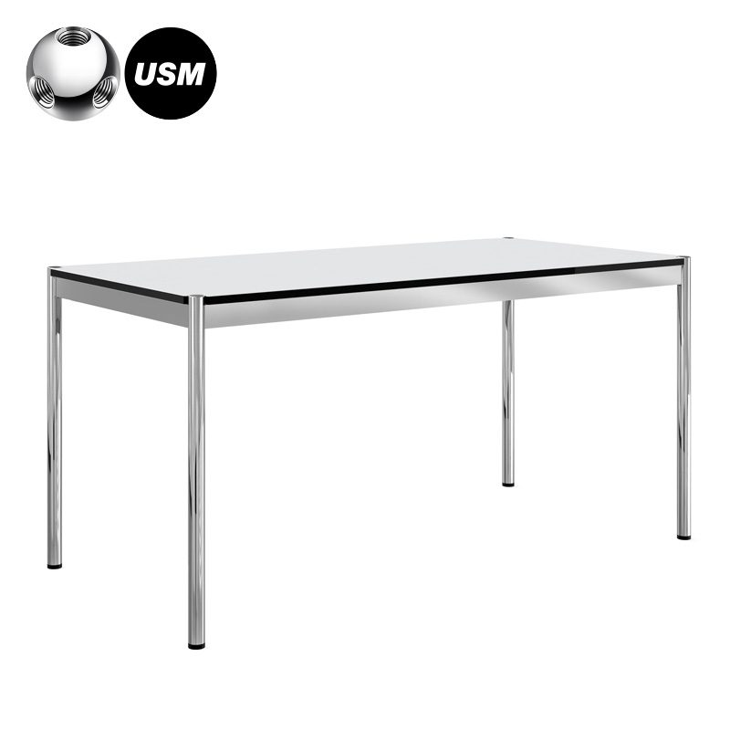 USM Modular Furniture USMモジュラーファニチャー USMハラー テーブル サイズ：W1500×D750×H740mm カラー：パールグレーラミネート