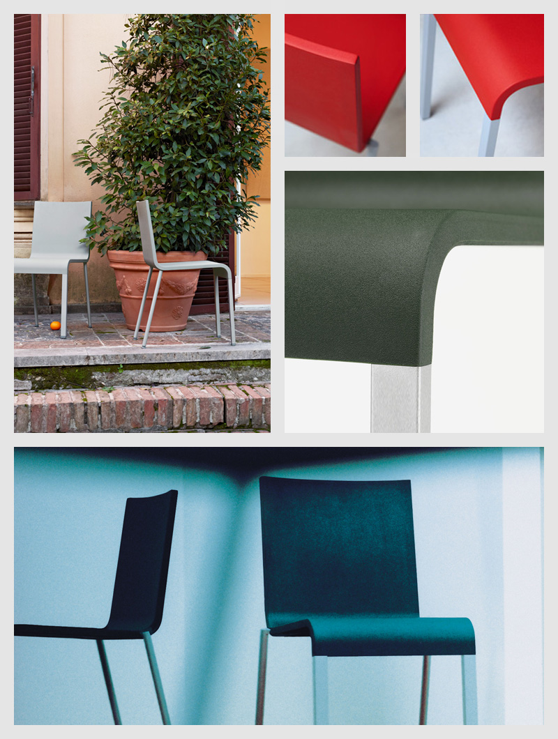 Vitra ヴィトラ .03 ゼロスリー シートカラー：7色 ベースカラー
