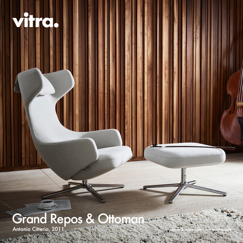 Vitra ヴィトラ Grand Repos & Ottoman グラン レポ & オットマン ラウンジチェア Vitra ヴィトラ Grand Repos & Ottoman グラン レポ & オットマン ラウンジチェア