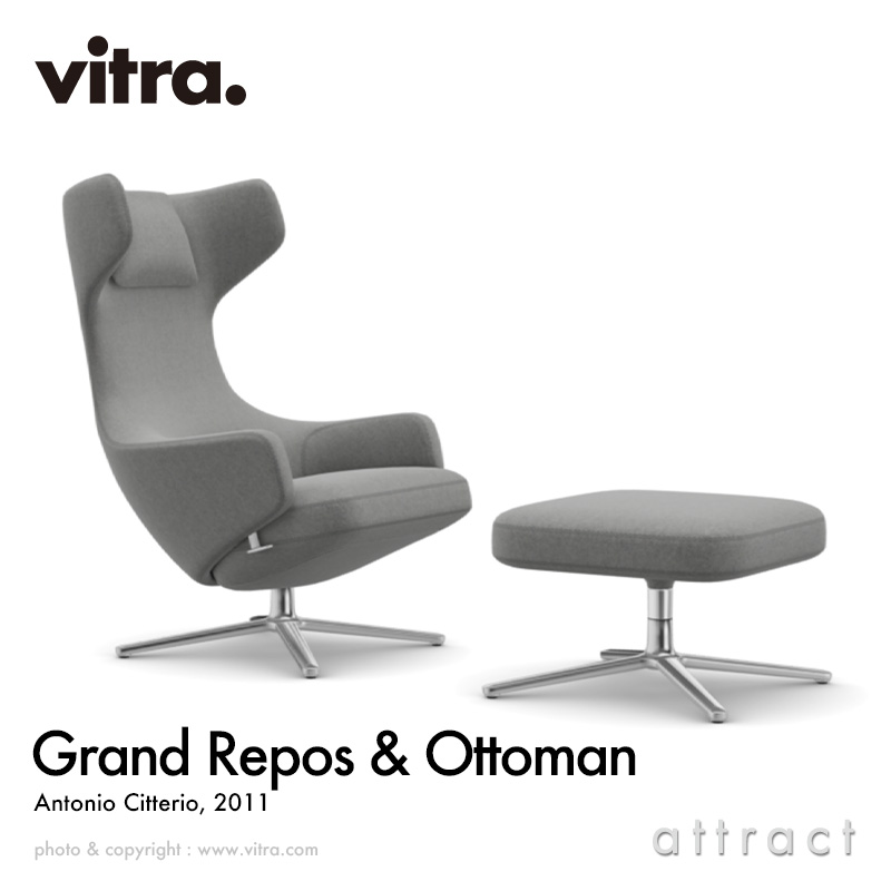 ショッピングオンライン Vitra ミニチュア ラウンジチェア&オットマン