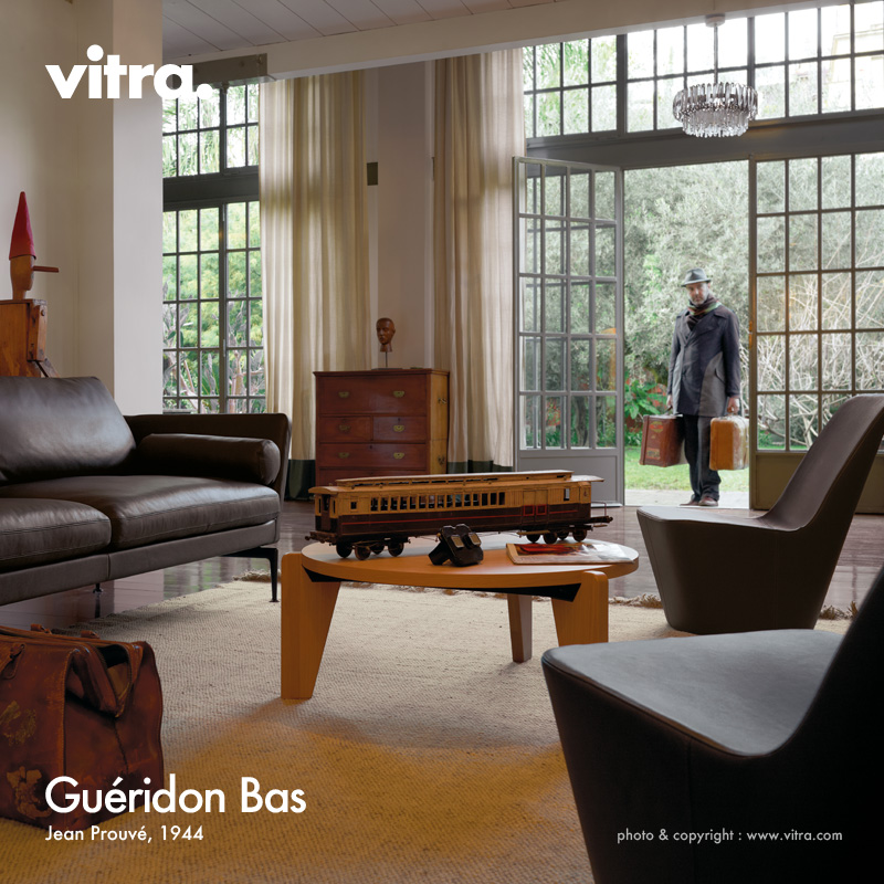 Vitra ヴィトラ Gueridon Bas ゲリドン バス Φ79cm コーヒーテーブル デザイン:ジャン・プルーヴェ Vitra ヴィトラ Gueridon Bas ゲリドン バス Φ79cm コーヒーテーブル デザイン:ジャン・プルーヴェ