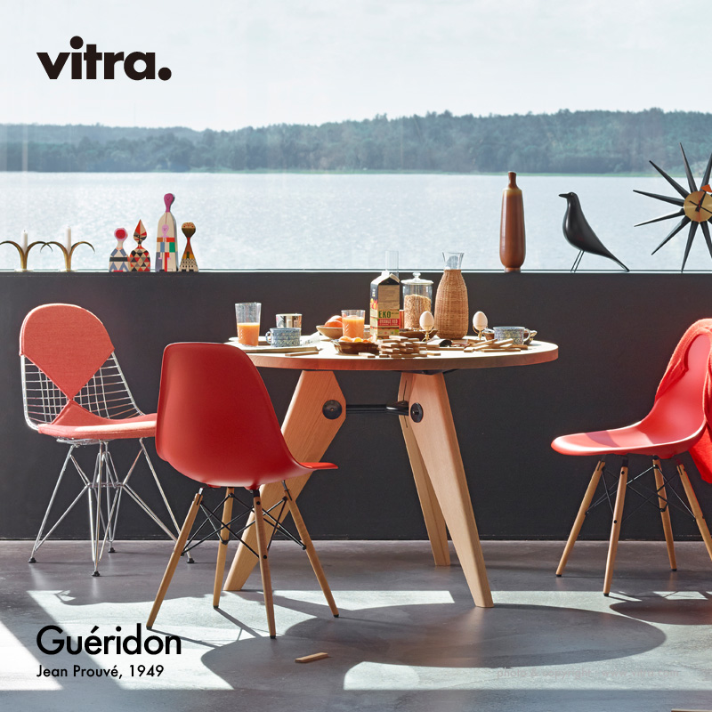 Vitra ヴィトラ Gueridon ゲリドン Φ90cm ラウンドテーブル デザイン:ジャン・プルーヴェ Vitra ヴィトラ Gueridon ゲリドン Φ90cm ラウンドテーブル デザイン:ジャン・プルーヴェ