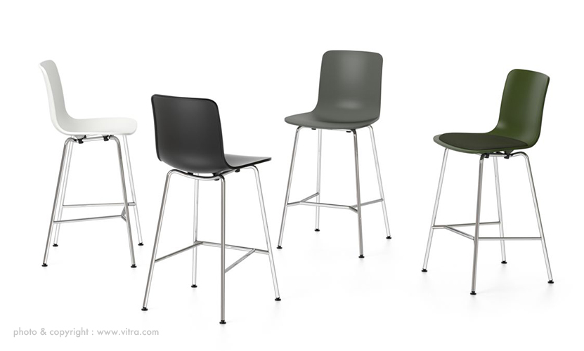 Vitra ヴィトラ HAL ハル RE Stool スツール ミディアム SH64.5cm スチールベース 4本脚 クローム仕上げ カラー:8色 デザイン:ジャスパー・モリソン Vitra ヴィトラ HAL ハル RE Stool スツール ミディアム SH64.5cm スチールベース 4本脚 クローム仕上げ カラー:8色 デザイン:ジャスパー・モリソン