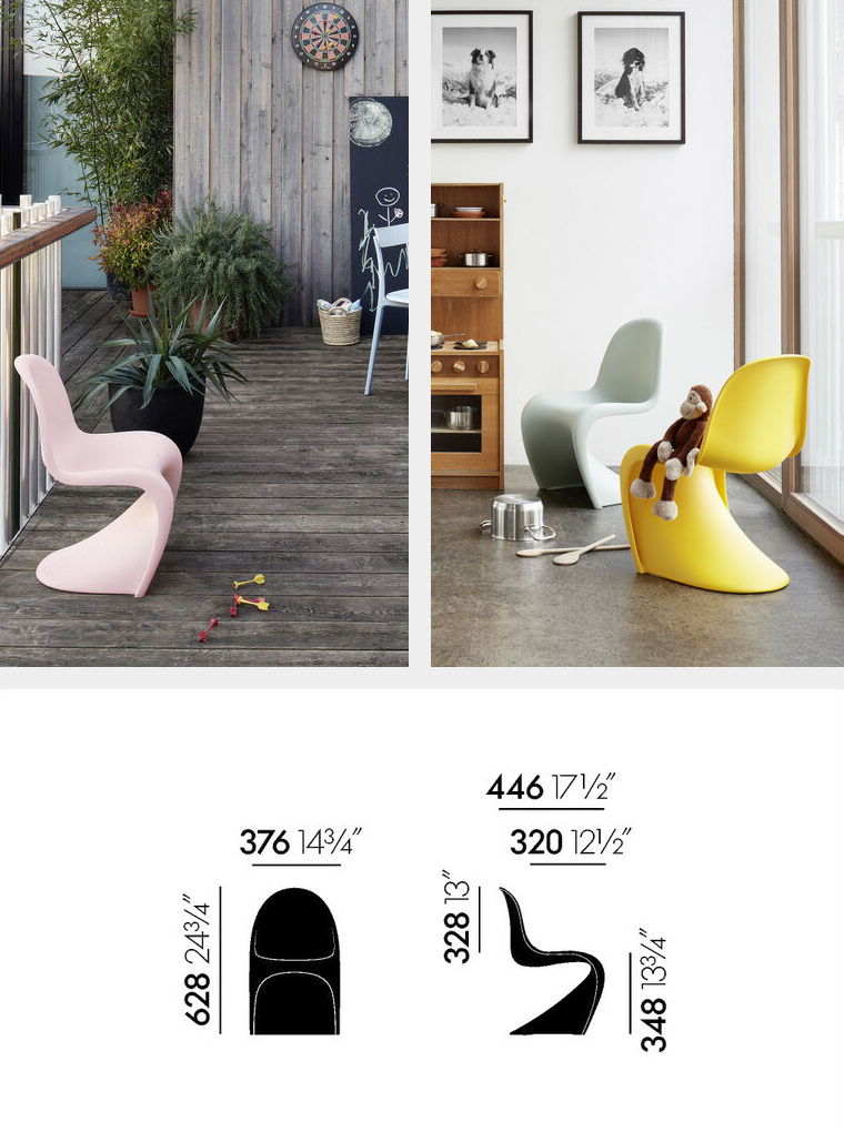 Vitra パントンチェア ジュニア ライトグリーン - 椅子