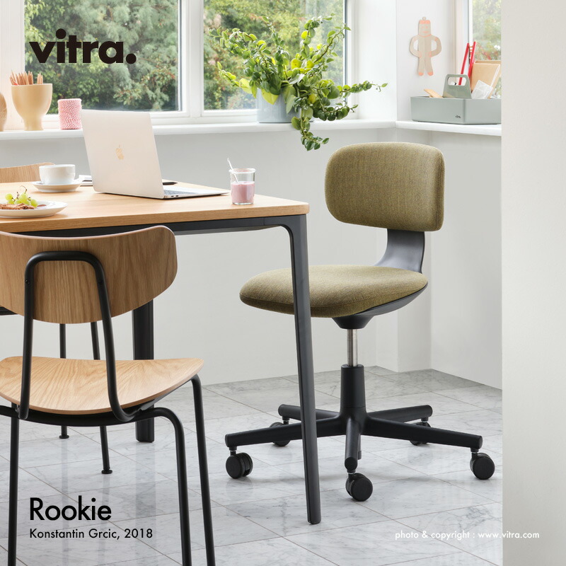 Vitra ヴィトラ Rookie ルーキー タスクチェア カラー:4色 ファブリック F30 Plano プラノ デザイン:コンスタンチン・グルチッチ Vitra ヴィトラ Rookie ルーキー タスクチェア カラー:4色 ファブリック F30 Plano プラノ デザイン:コンスタンチン・グルチッチ