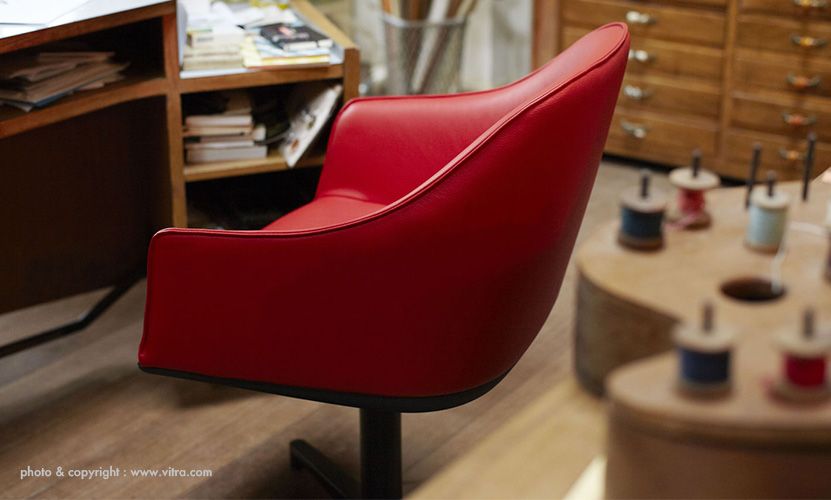 Vitra ヴィトラ Softshell Chair ソフトシェル チェア 4スターベース ベースカラー:2色 ファブリック:F30(Plano) デザイン:ロナン & エルワン・ブルレック