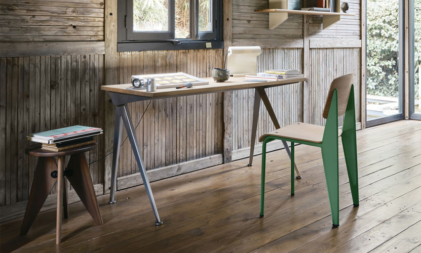Vitra ヴィトラ EM Table EM テーブル ダイニングテーブル サイズ:4種類 天板:ウッド 5種類 ベースカラー:7色 デザイン:ジャン・プルーヴェ Vitra ヴィトラ EM Table EM テーブル ダイニングテーブル サイズ:4種類 天板:ウッド 5種類 ベースカラー:7色 デザイン:ジャン・プルーヴェ