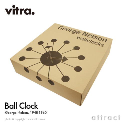 Vitra ヴィトラ Ball Clock ボールクロック Wall Clock ウォールクロック カラー：6色 デザイン：ジョージ・ネルソン