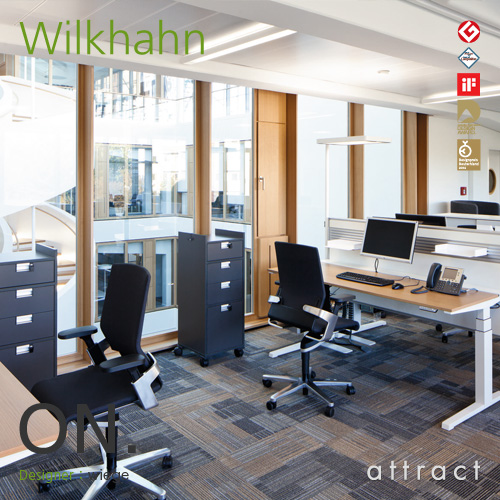 Wilkhahn ウィルクハーン ON. オン Swivel Chair スウィーベルチェア ハイバック アームチェア 175/7 張地：ファイバーフレックス アルミフレーム×アルミベース
