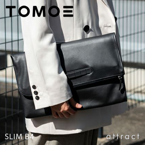 TOMOE トモエ SLIM B4 スリム B4 クラッチバッグ ドキュメントケース B4サイズ ブラック