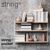 string pocket ストリング ポケット ウォールシェルフ カラー：全10色 3段 デザイン：ニルス・ストリニング