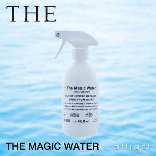 THE マルチクリーナー The Magic Water ザ マジック ウォーター 電解アルカリ洗浄水 水 100% ボトル：500ml デザイン：鈴木啓太
