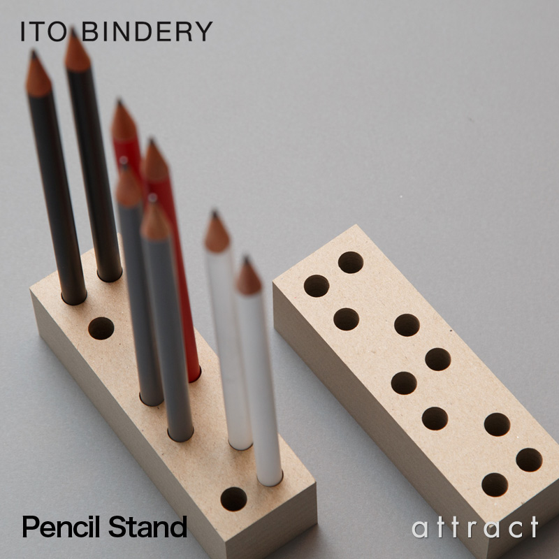 ITO BINDERY 伊藤バインダリー Pencil Stand ペンシルスタンド カラー：ブラウン P-107