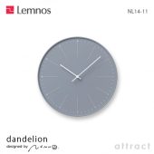 Lemnos レムノス dandelion ダンデライオン NL14-11ウォールクロック Φ290mm カラー：3色 デザイン：nendo（佐藤 オオキ）