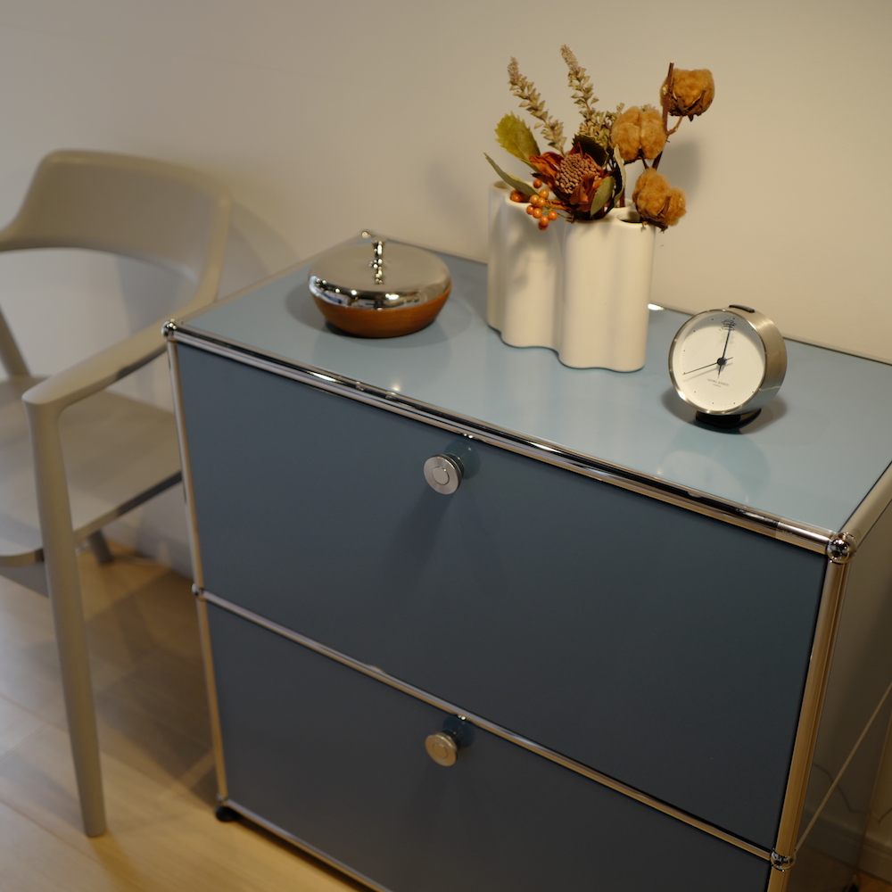 USM Haller ハラ－ D500 メタルボックス 色：グリーン（１） USM Modular Furniture 数量限定 スペシャルカラーユニット