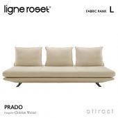 ligne roset リーンロゼ Roset Prado ロゼ プラド Prado 3P ソファ 3人掛け ファブリック：Lランク 背クッション：3点セット デザイン：クリスチャン・ウェルナー