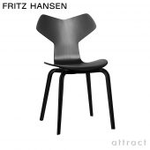 FRITZ HANSEN フリッツ・ハンセン GRAND PRIX グランプリチェア 4130 チェア ウッドレッグ カラードアッシュ モノ カラー：3色 デザイン：アルネ・ヤコブセン