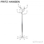 FRITZ HANSEN フリッツ・ハンセン COAT TREE コートツリー 9999 カラー：クローム仕上げ ブラックフック デザイン：シセ・ヴェアナー