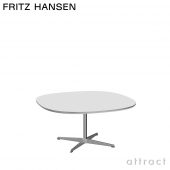 FRITZ HANSEN フリッツ・ハンセン SUPERCIRCULAR スーパー円テーブル A203 コーヒーテーブル 100×100cm ラミネート天板 カラー：6色 4スターベースカラー：5色 デザイン：ピート・ハイン、ブルーノ・マットソン、アルネ・ヤコブセン